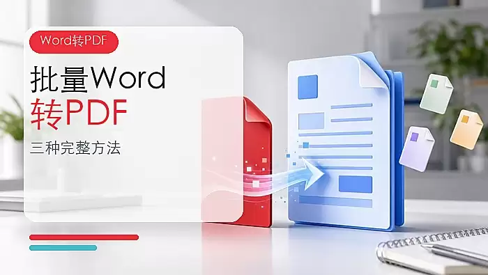 批量Word怎么转PDF?三种完整方法