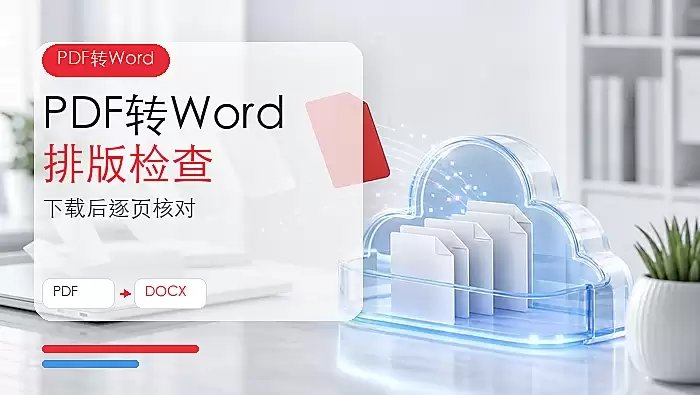 PDF怎么转换成Word文档？转换后如何检查排版？