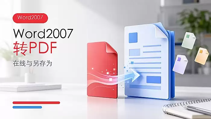 Word 2007怎么转PDF?在线转换与另存为方法