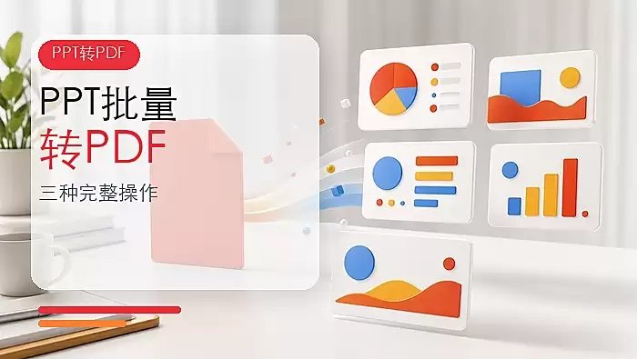 PPT批量怎么转PDF?三种方法完整操作