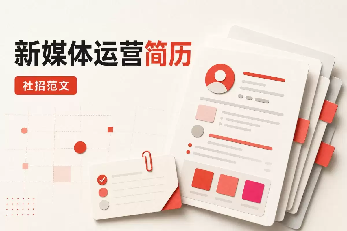 新媒体内容运营简历：社招实用参考范文