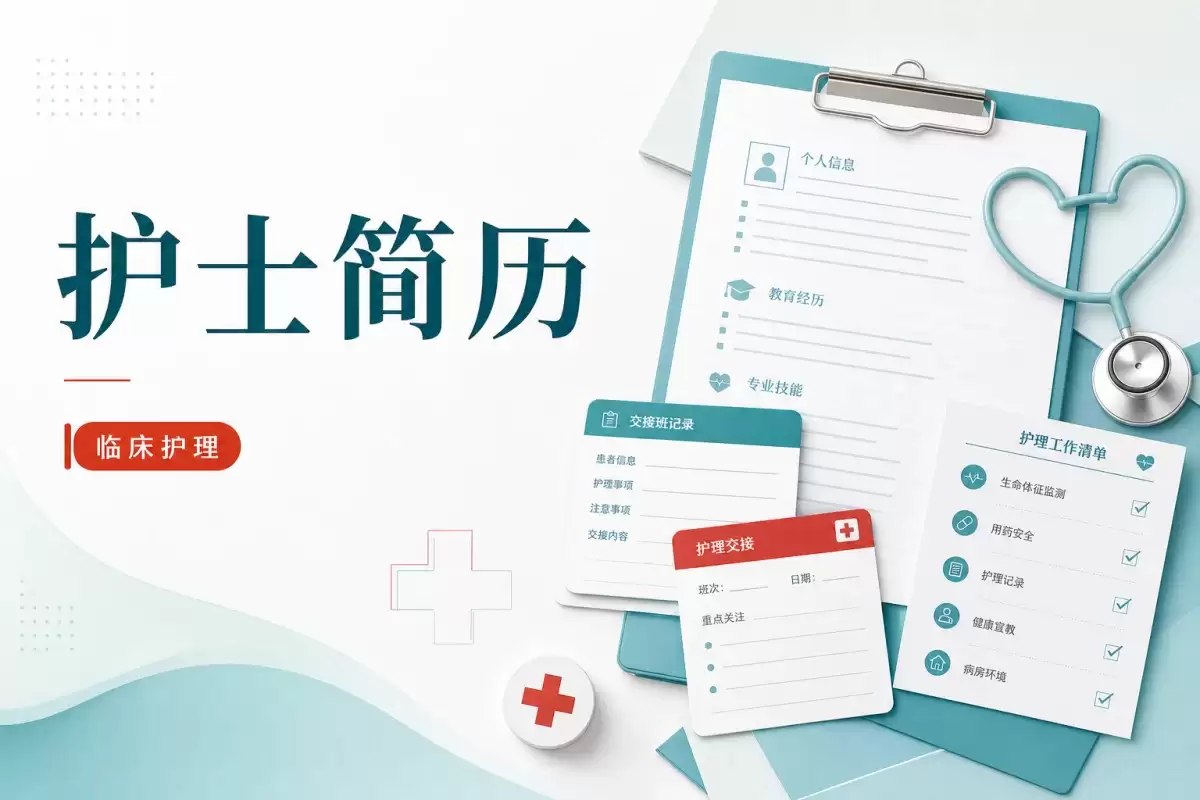 临床护士简历 适配医疗岗位招聘的求职参考范文