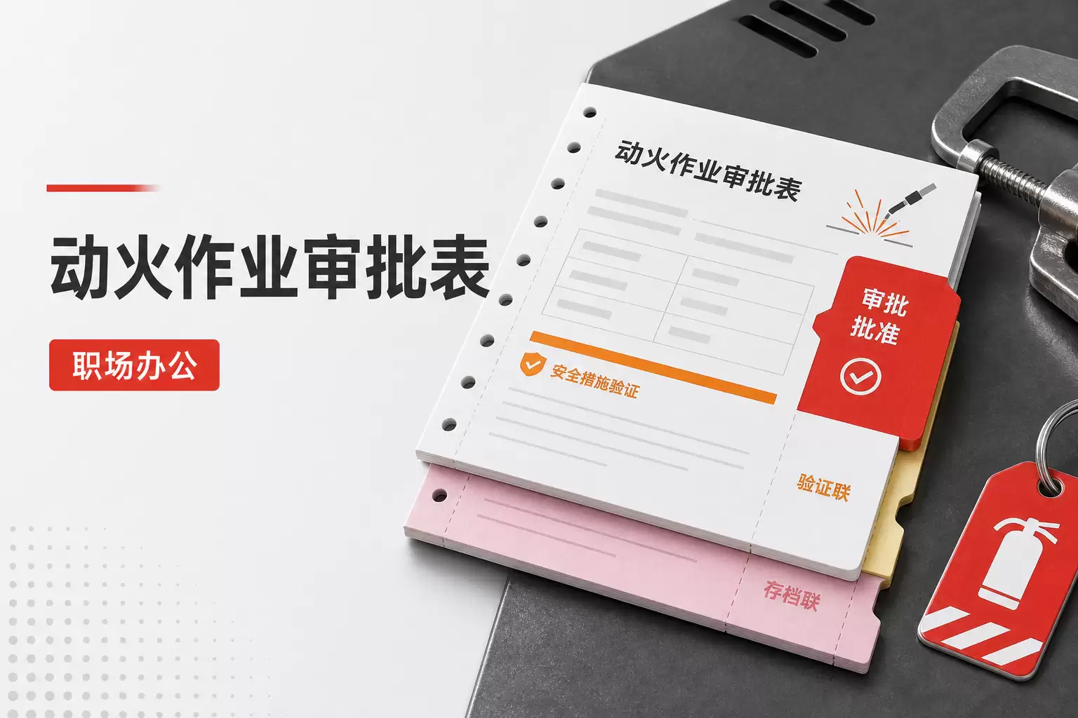 人员密集场所动火作业审批表 全流程闭环作业许可范本