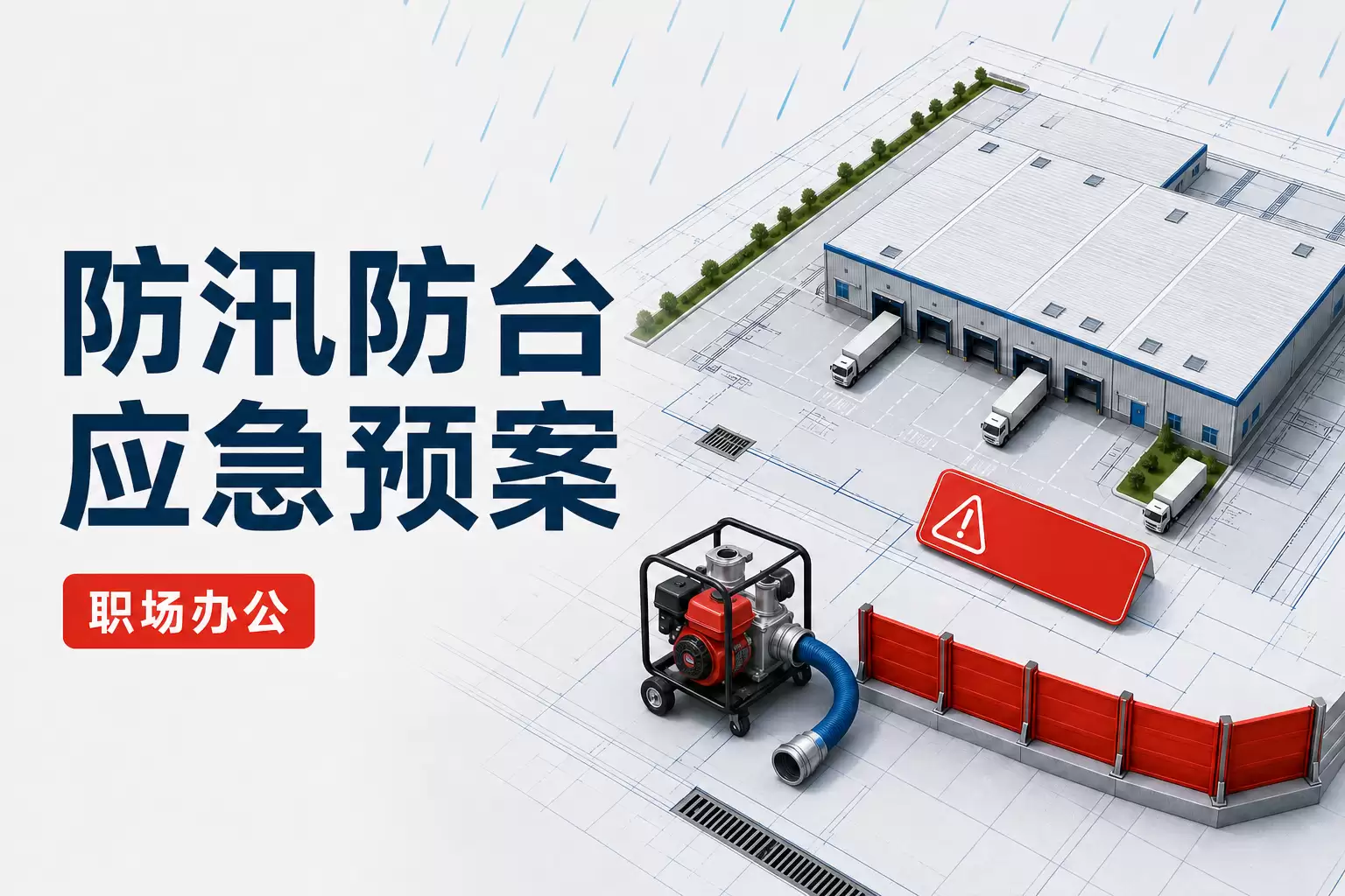 防汛防台应急预案 仓储园区分级响应执行范本