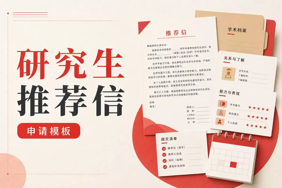 研究生推荐信：导师学术推荐信范文