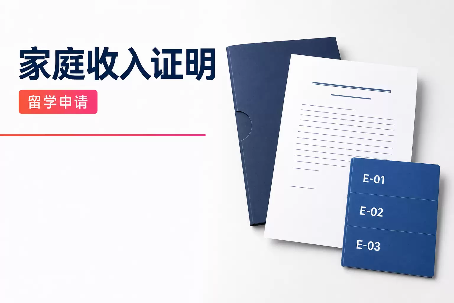 留学申请家庭收入证明英文版 院校签证适配专用范本