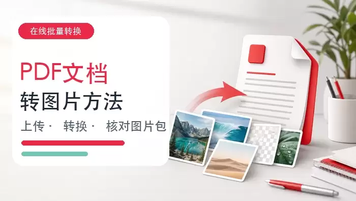 PDF文档转图片用什么方法？在线批量转换图文步骤