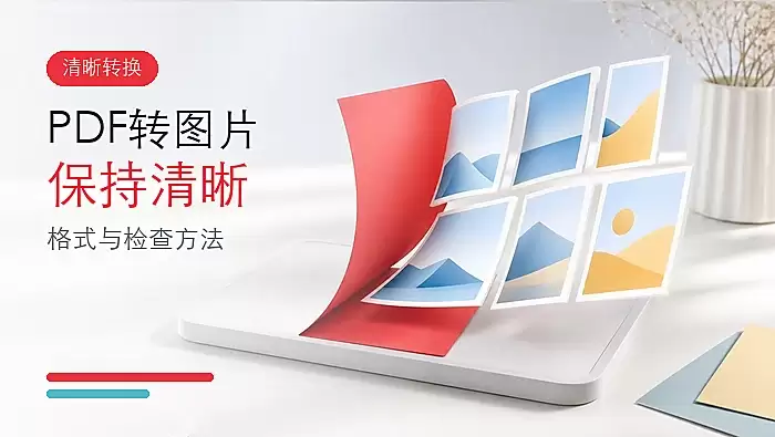 PDF转图片怎样保持清晰？格式与检查方法
