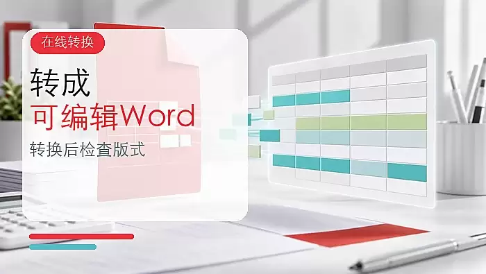 PDF怎么转成可编辑Word？在线转换与版式检查方法