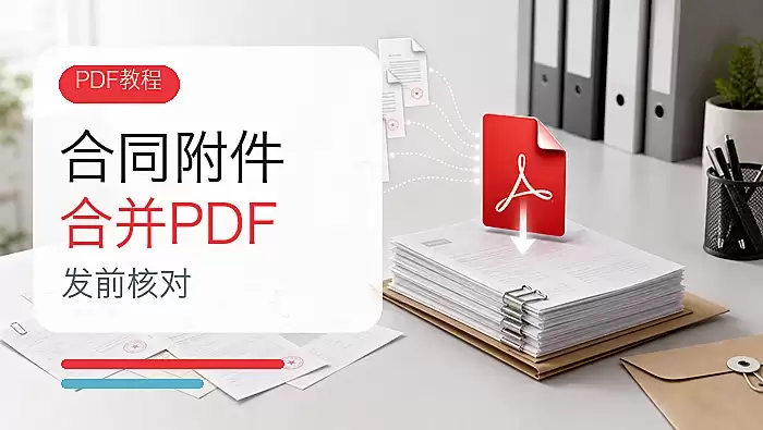 合同附件太多怎么合并成一份PDF再发送