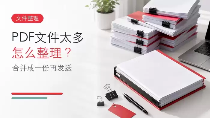 PDF文件太多怎么整理？合并成一份再发送更方便