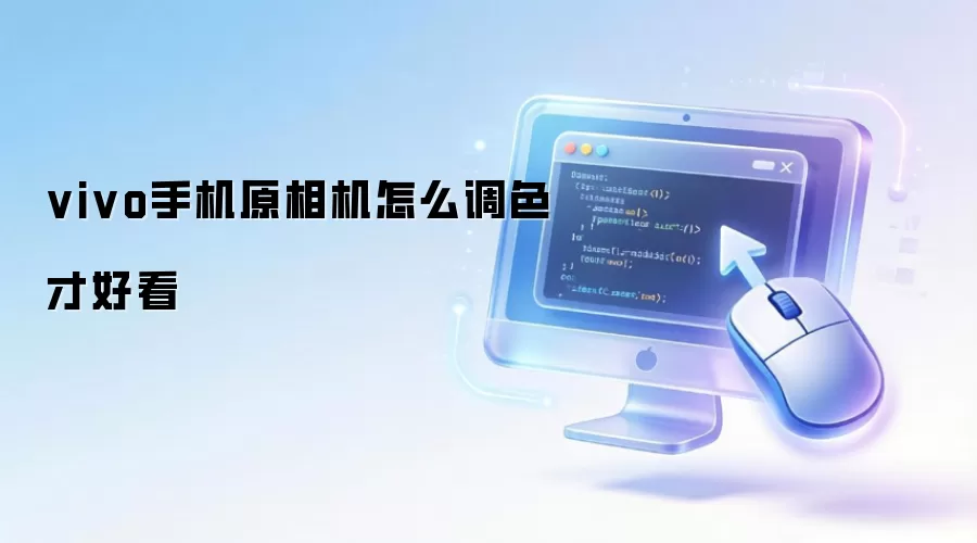 vivo手机原相机怎么调色才好看