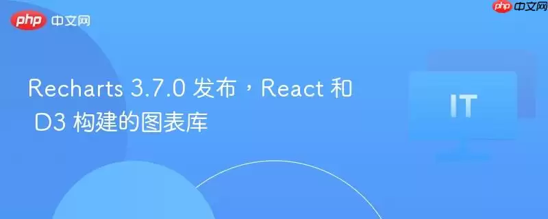 Recharts 3.7.0 发布,React 和 D3 构建的图表库