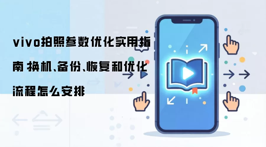 vivo拍照参数优化实用指南:换机、备份、恢复和优化流程怎么安排