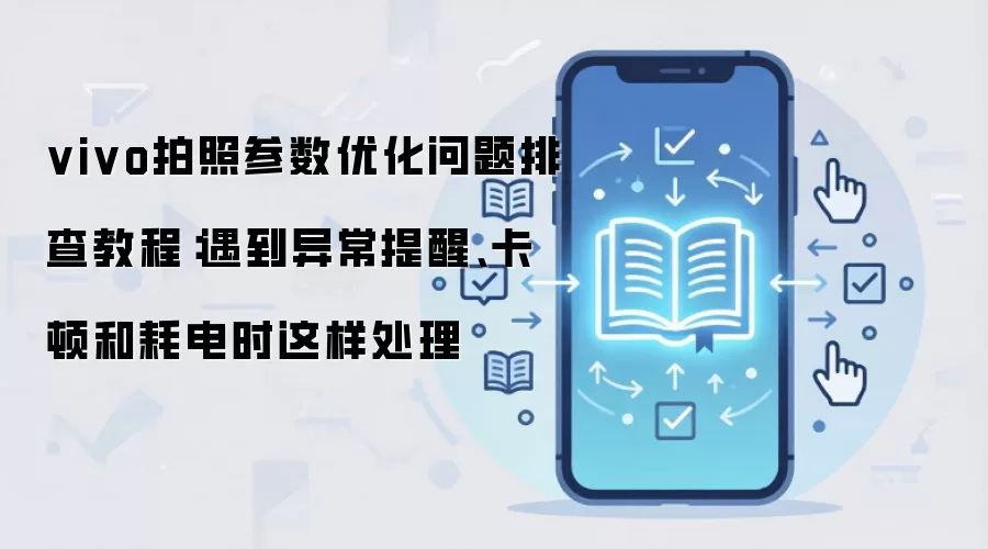 vivo拍照参数优化问题排查教程:遇到异常提醒、卡顿和耗电时这样处理