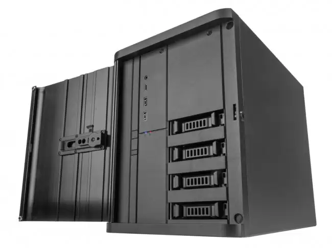 银昕推出高性能 ITX NAS 机箱 CS240具备 4×2.5" 热插拔盘位