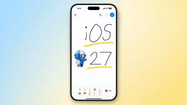 苹果发布 iOS 27 更新新增信息应用绘图工具