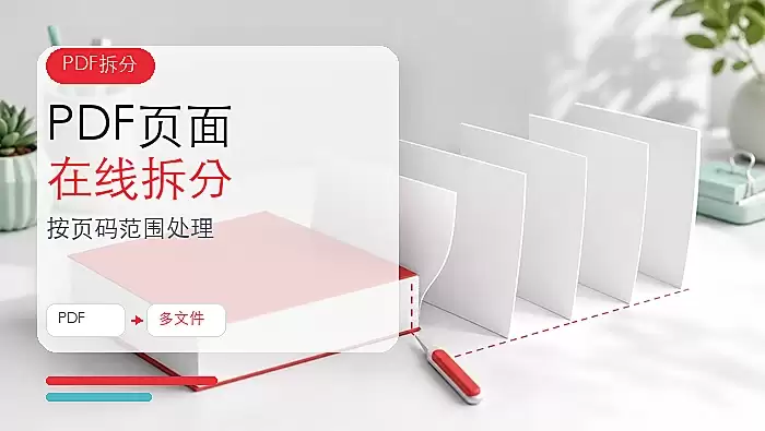 PDF怎么拆分文件?PDF页面在线拆分怎么操作?