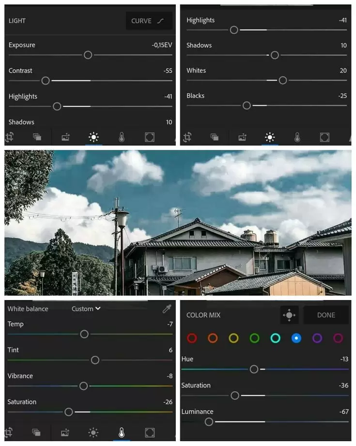 Lightroom 色彩混合面板适合观察课程是否真正讲颜色控制,而不是只卖预设。