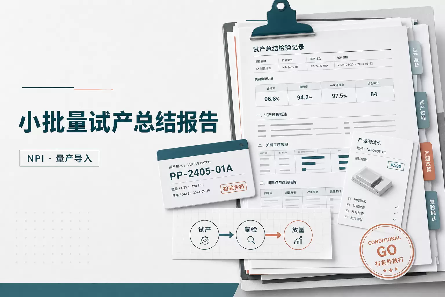 小批量试产总结报告：新产品量产导入评审实战指南