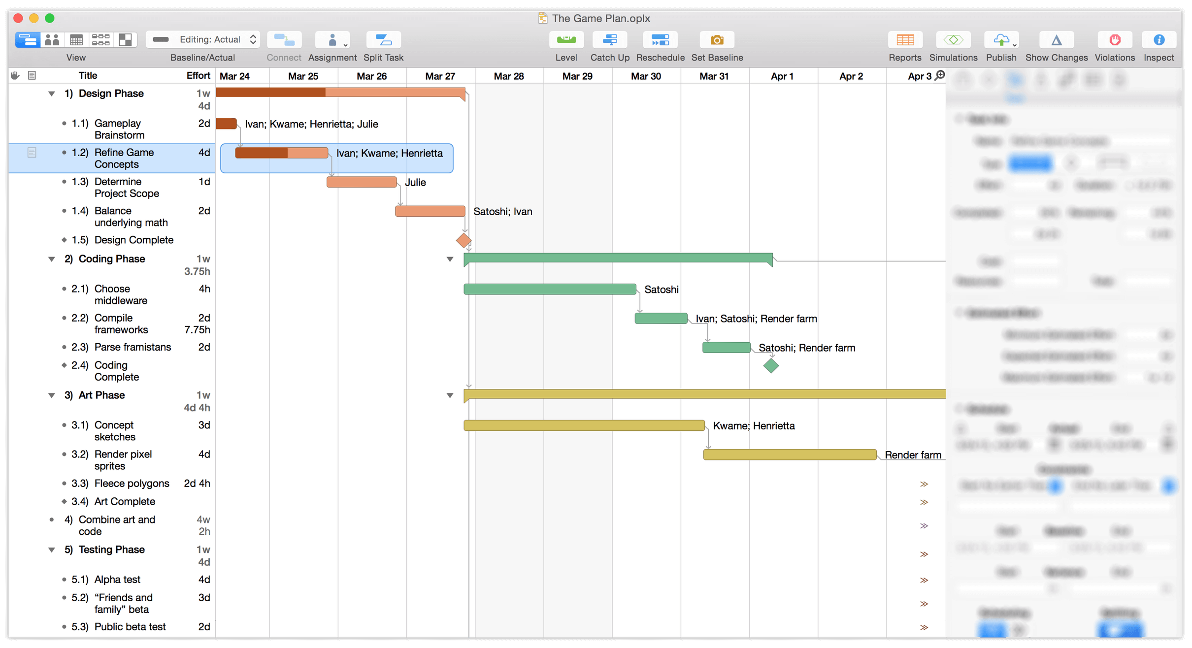 OmniPlan 3 Pro Edu 使用教程：从任务拆解到基线跟踪的完整流程