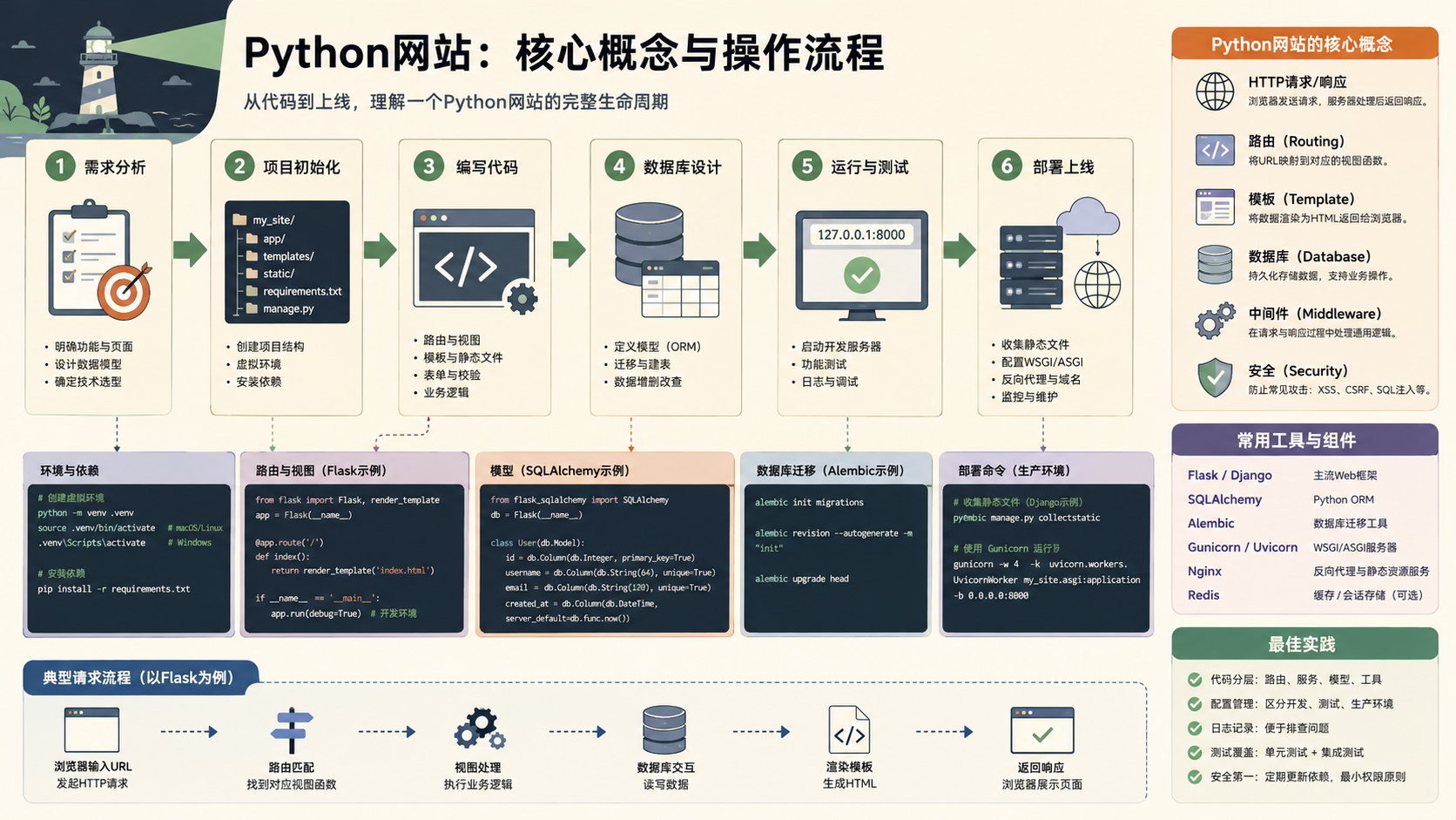 python文档实操：环境准备、依赖管理与验证排错