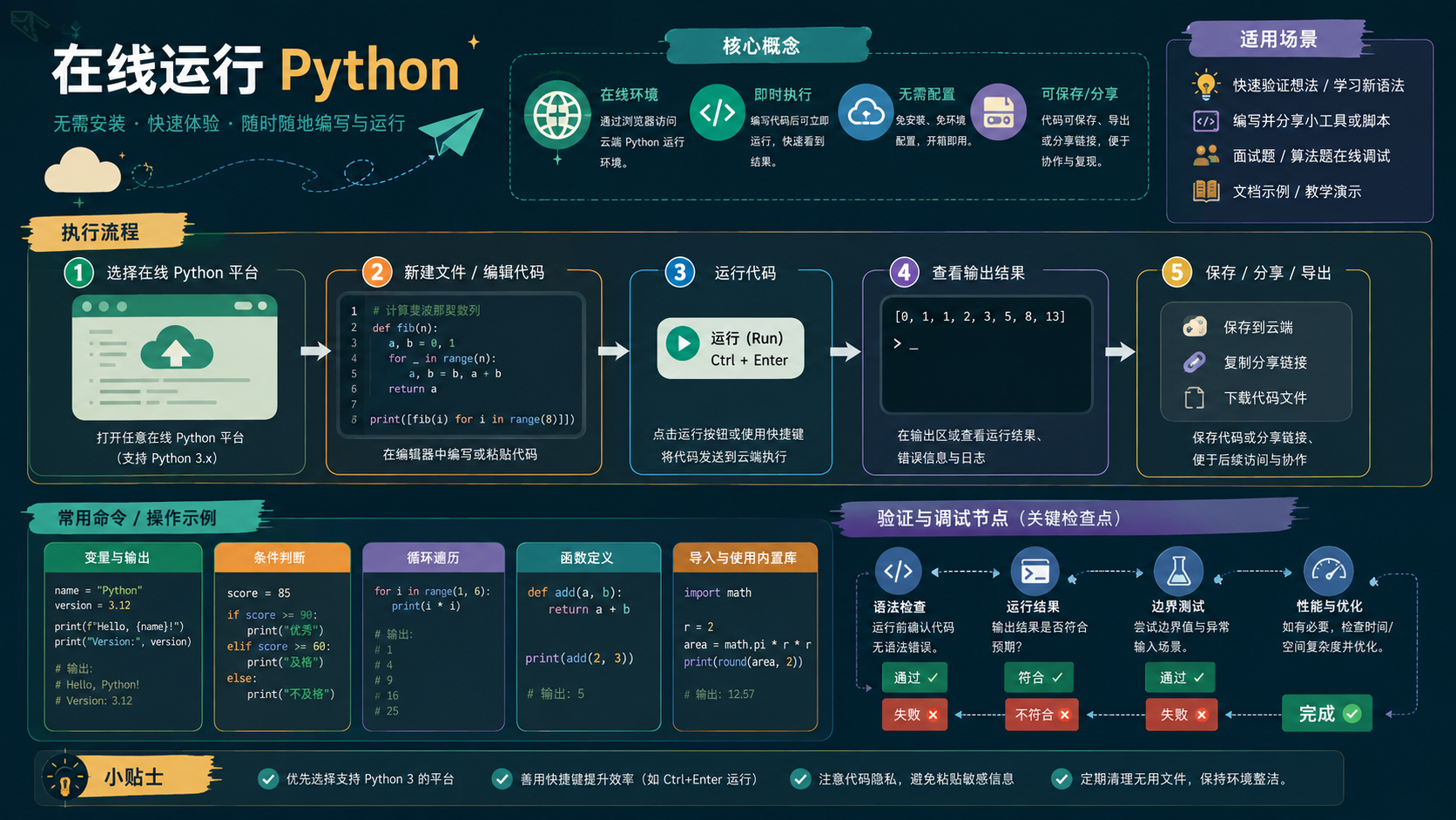 在线运行python：环境准备、实操流程与故障排查
