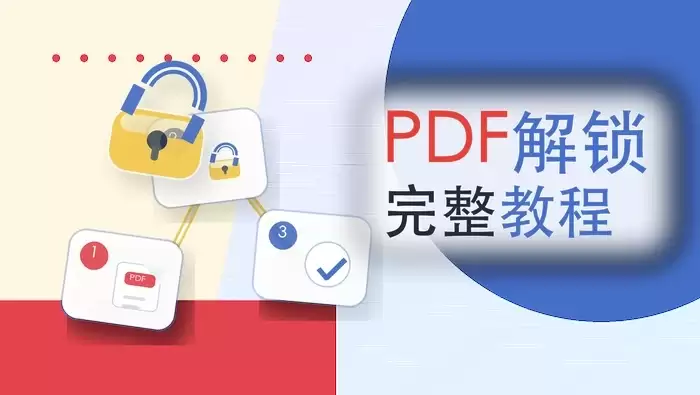 PDF解锁工具界面及解锁后文件状态预览