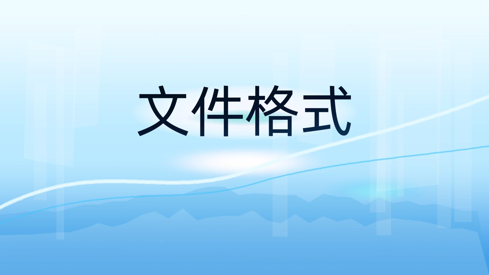 文件格式
