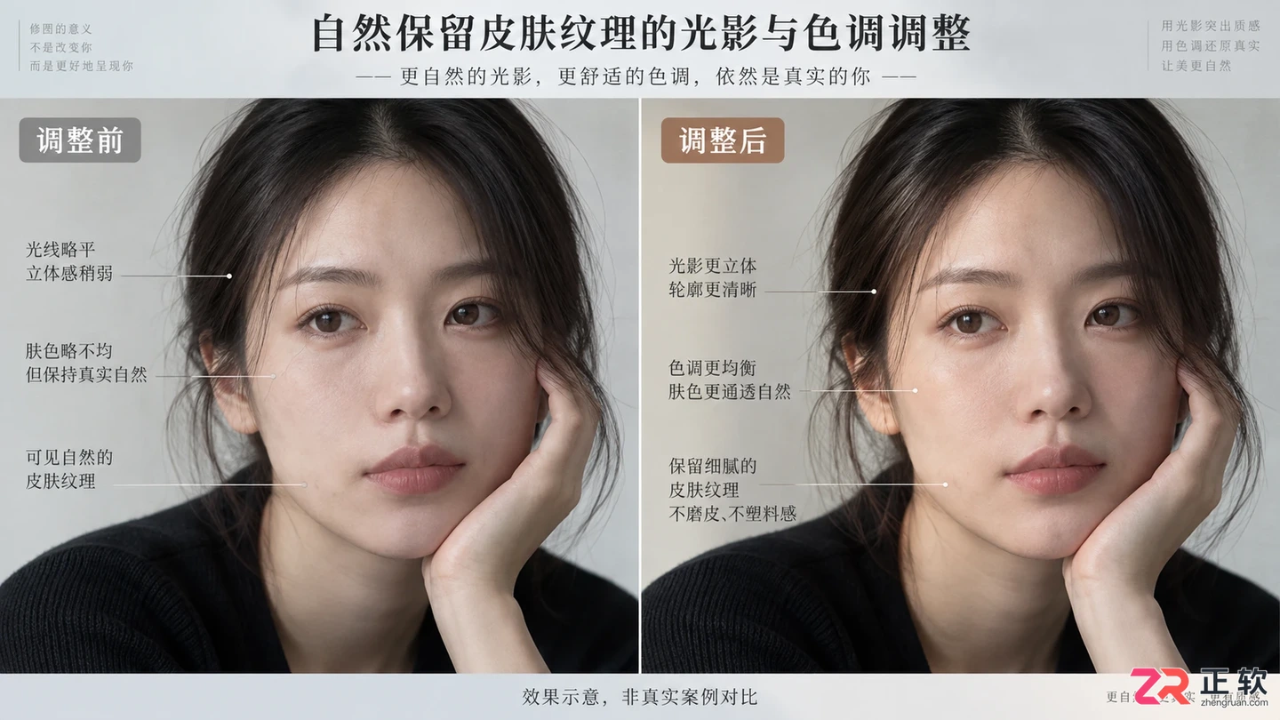 Photoshop修图案例教程:实用技巧 步骤图与人像精修实例