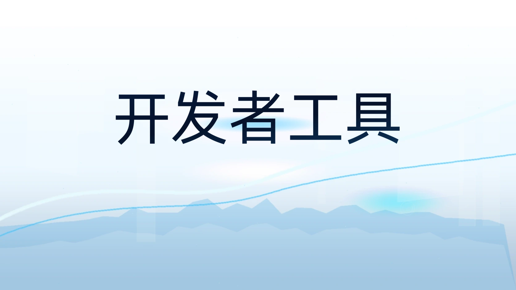 开发者工具