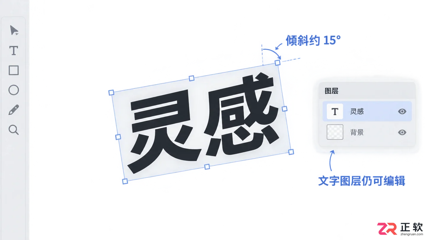 Photoshop文字斜体怎么设置?字体倾斜角度调整方法