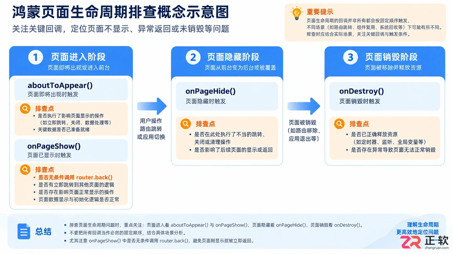 鸿蒙页面跳转后自动disaapear怎么办