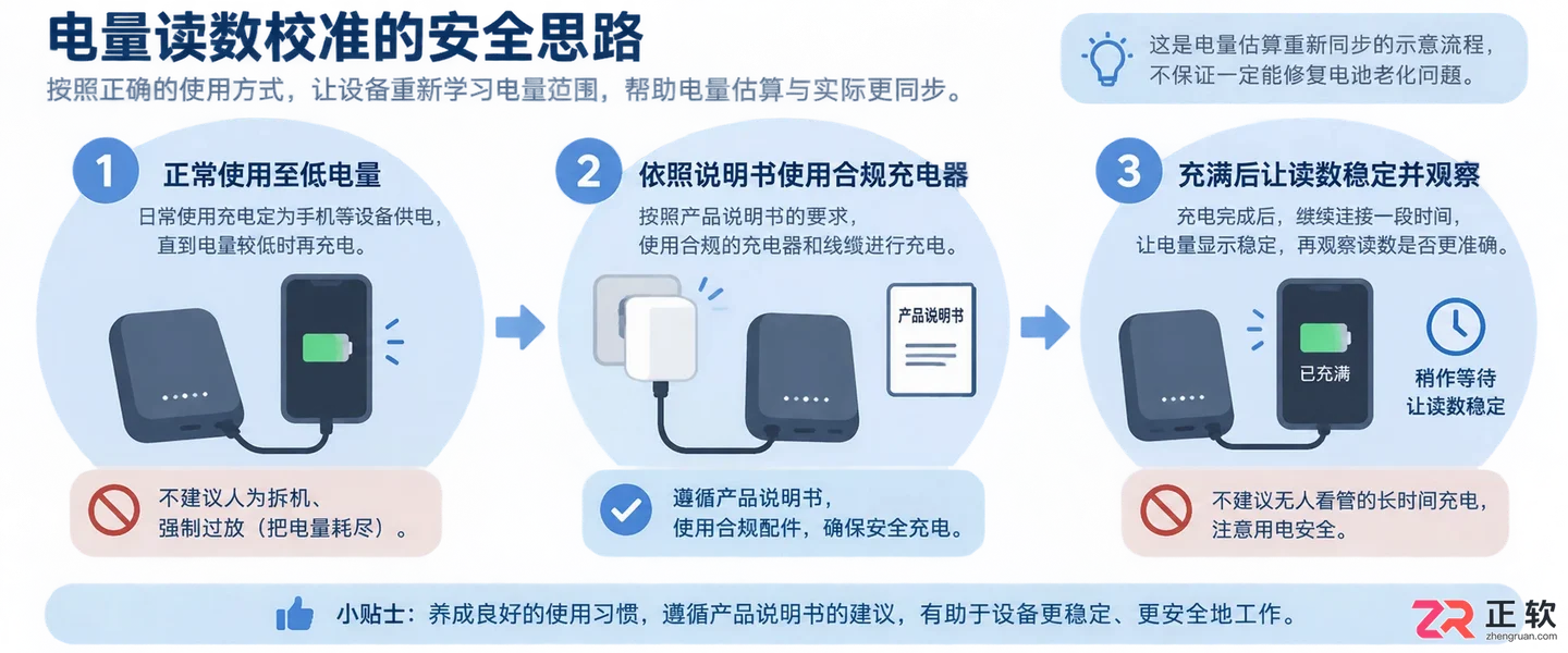 充电宝电量显示不准怎么校正?实用校准方法详解