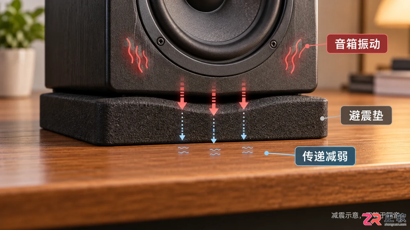 电脑桌面音箱怎么摆放好？正确位置与角度图解
