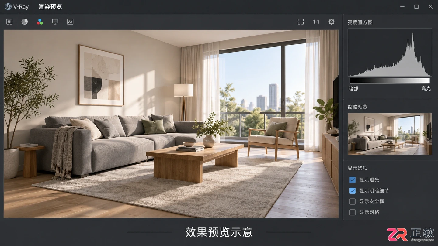 3dmax室内设计效果图制作教程:建模步骤与Vray灯光实训