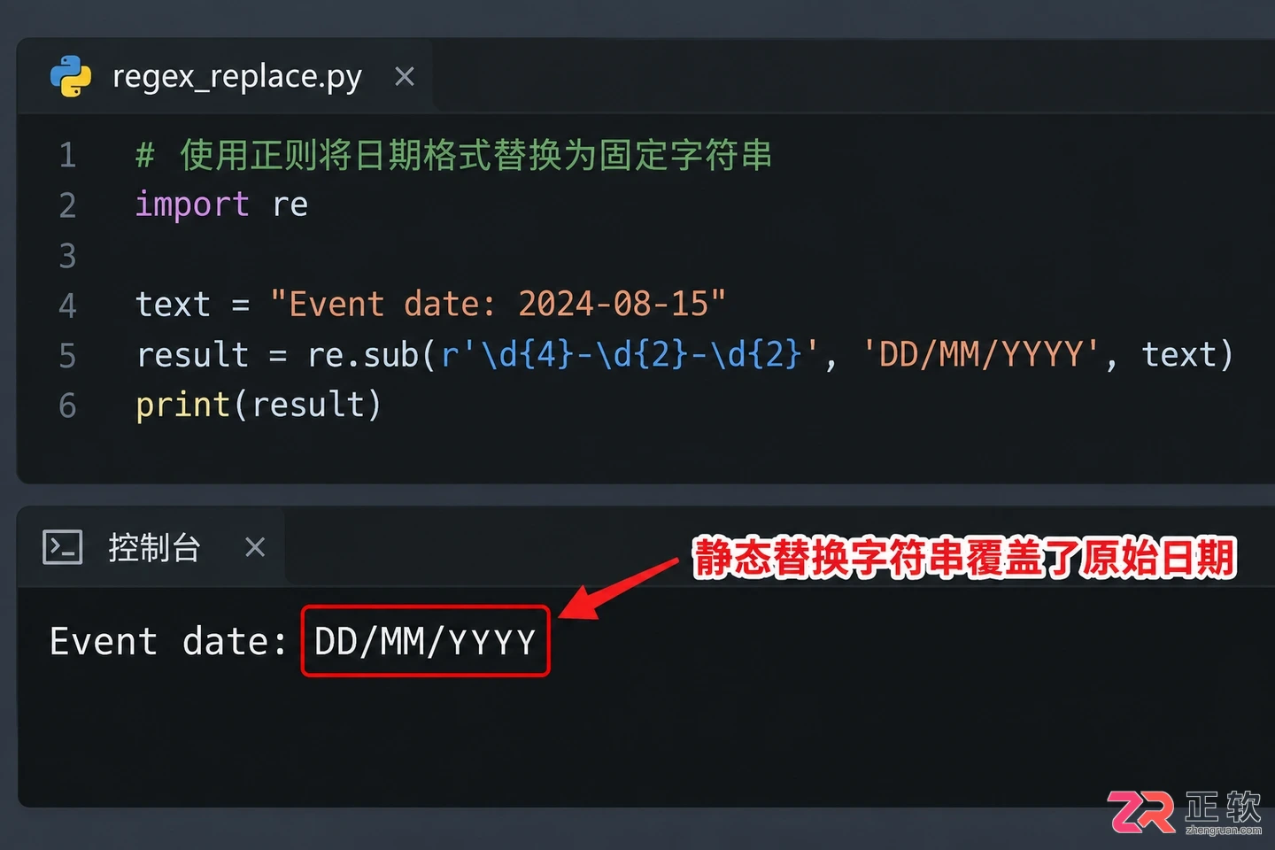python正则匹配修改方法与代码实现教程