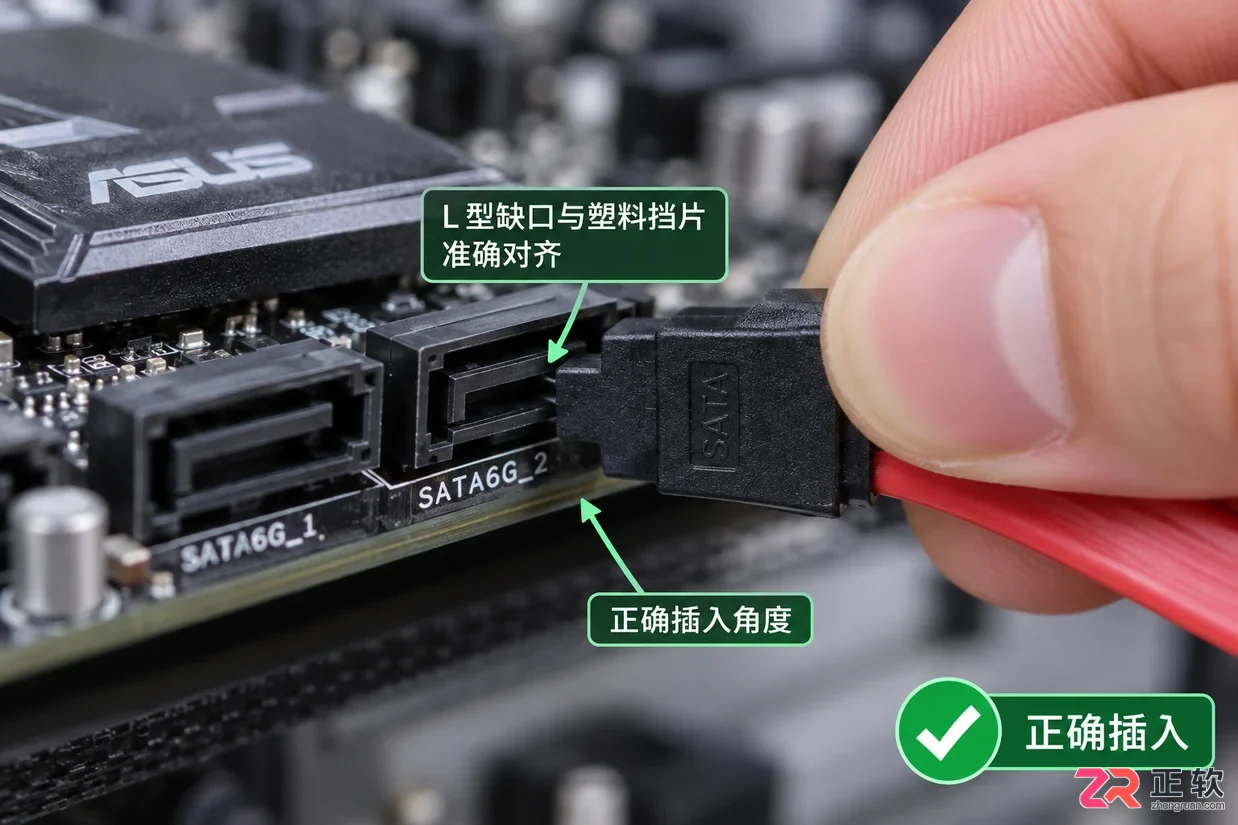 sata接口线怎么接硬盘与主板连接图解教程