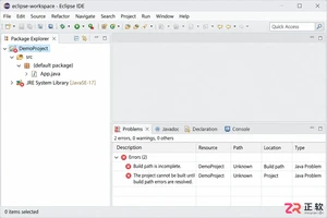 eclipse导入项目红茶出现红叉的排查解决教程