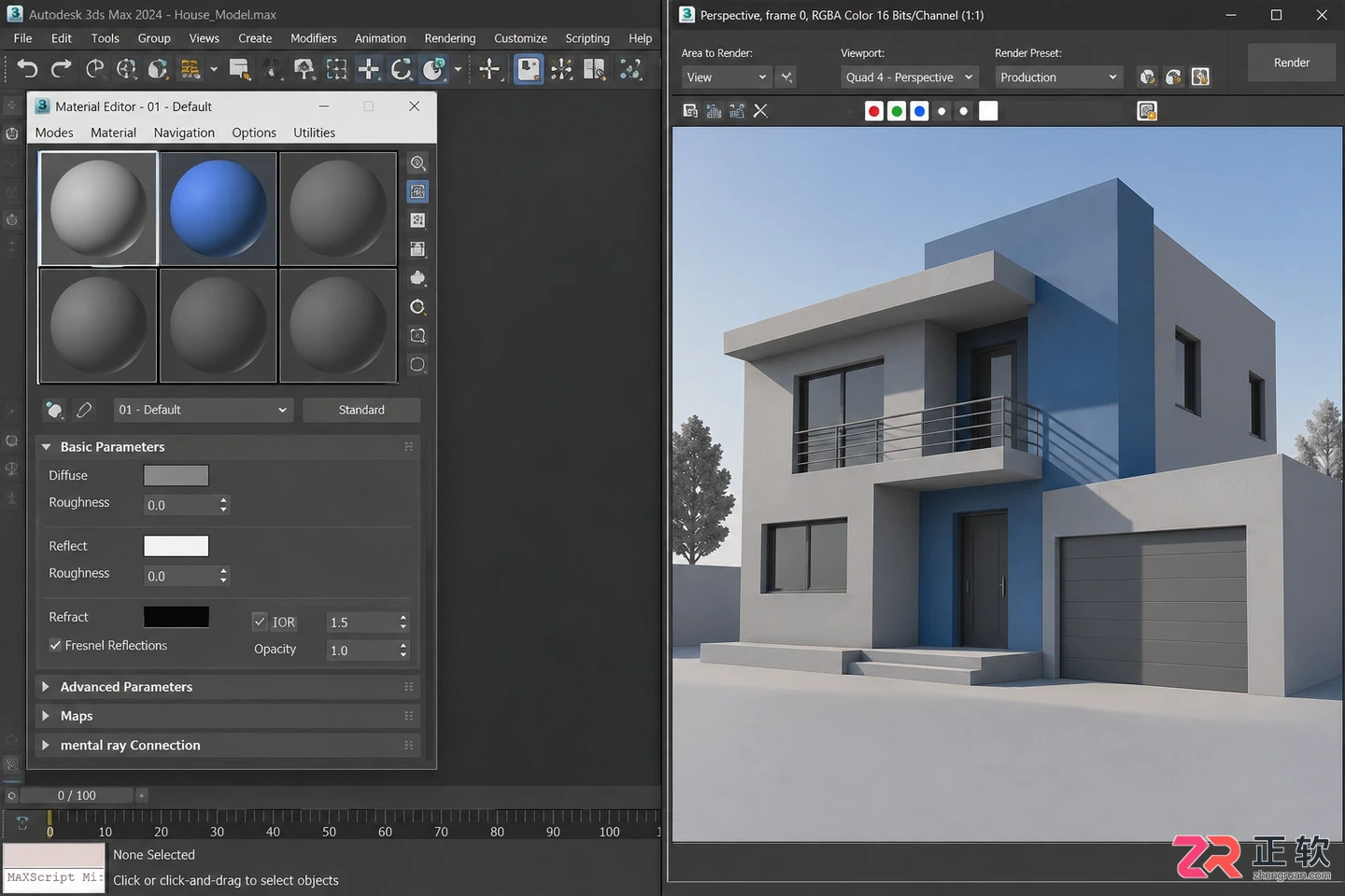3dmax建筑建模步骤详解:从零开始完成房屋建模与效果图制作