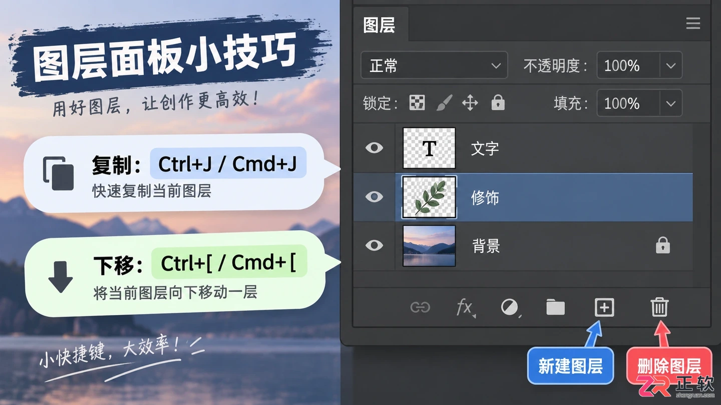Photoshop快捷键大全表格:PS常用快捷键命令及使用方法一览