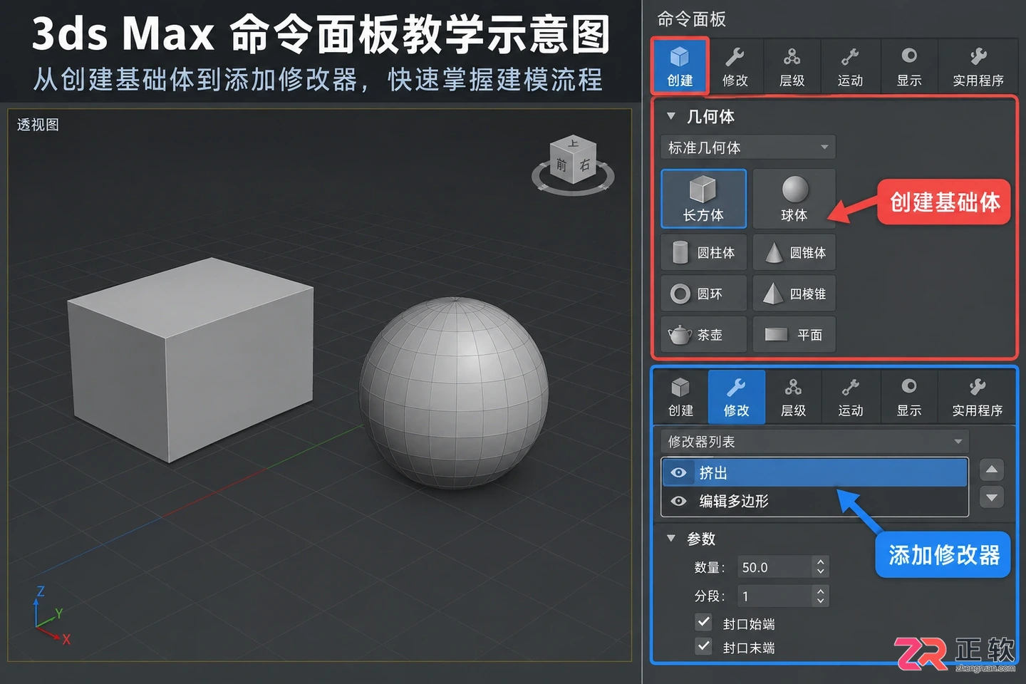3dmax室内设计教程自学网:建模步骤 效果图制作与视频教程大全