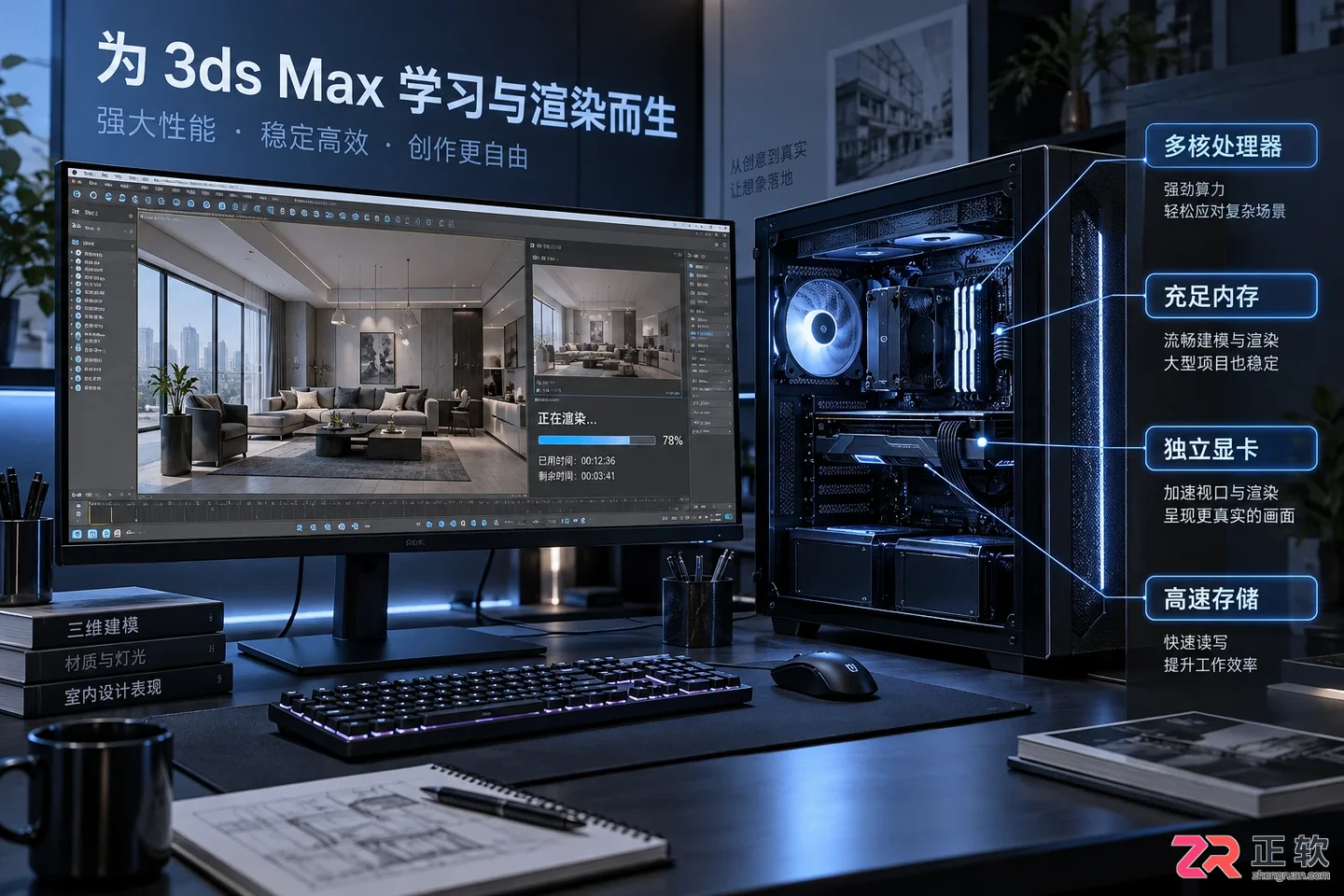 3dmax室内设计培训班去哪里学？课程 费用与自学教程指南