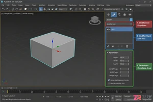 3dmax修改器常用列表设置教程