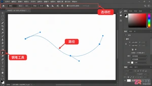 photoshop钢笔工具移动锚点