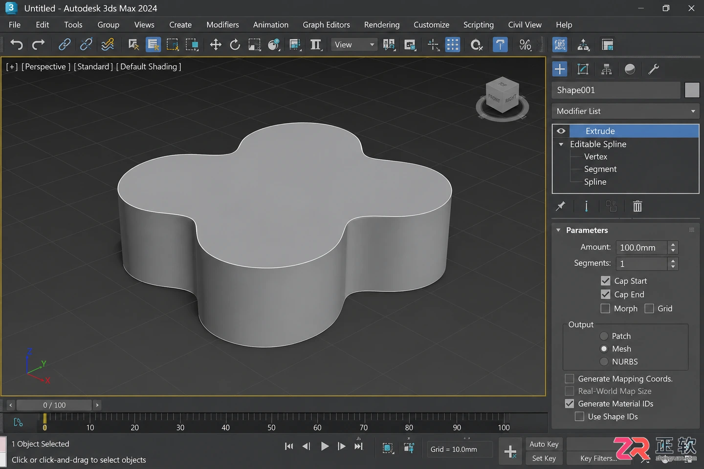 3Dmax建模eps仿形包装教程