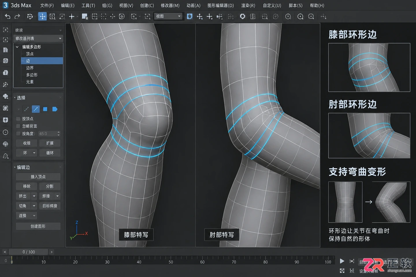 3dmax角色建模怎么做?人物建模步骤与练习方法