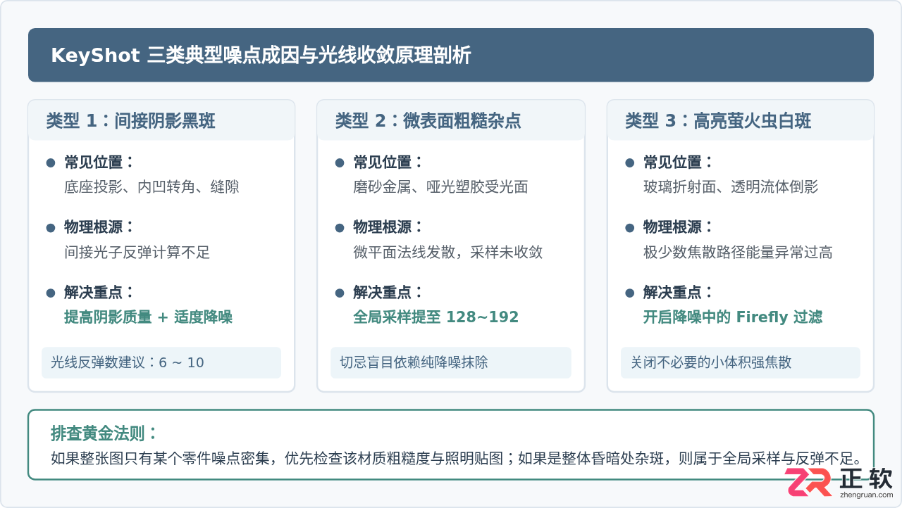 keyshot渲染噪点太多怎么办？采样值与降噪设置方法