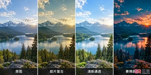 Photoshop调色的应用范例:常见效果与操作步骤