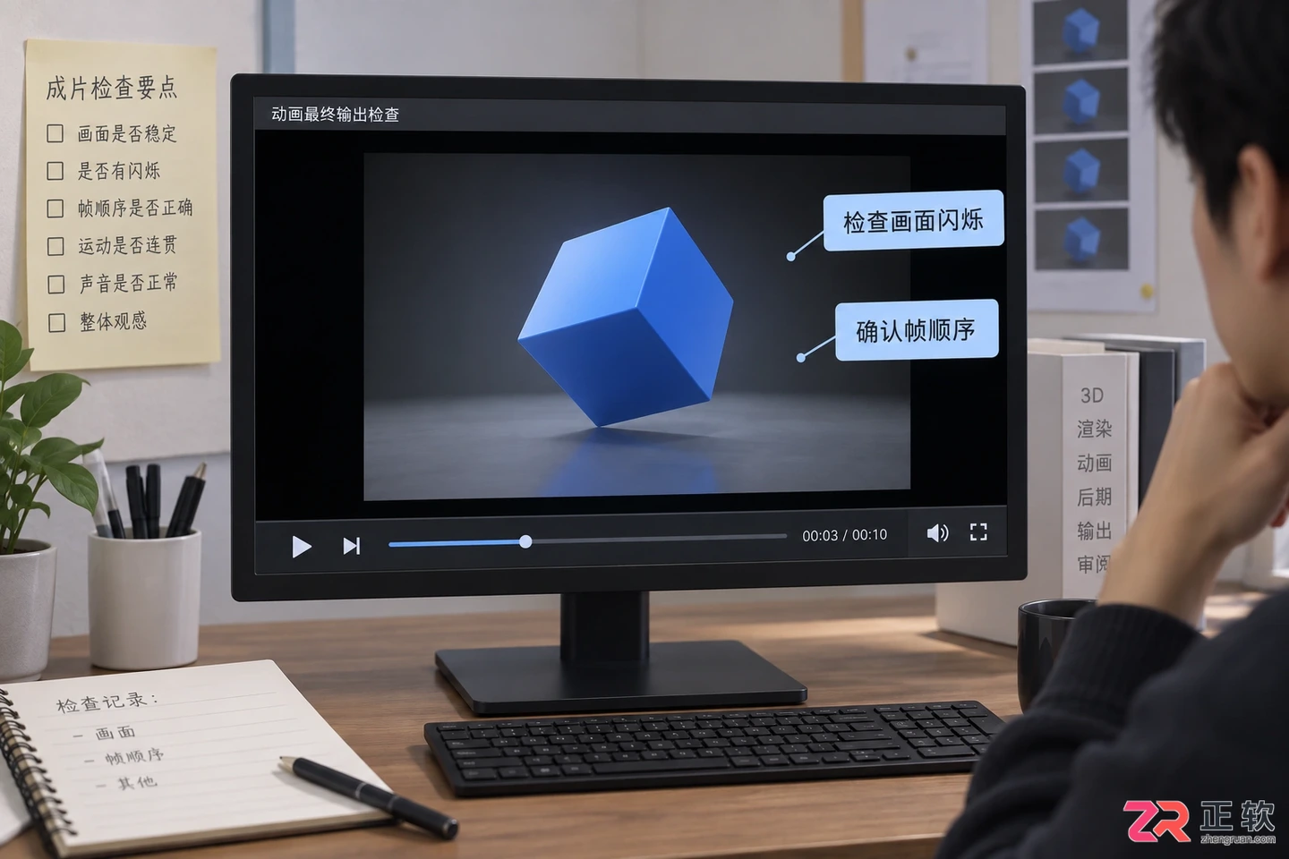 3dmax动画制作教程:渲染设置 预览及导出视频方法